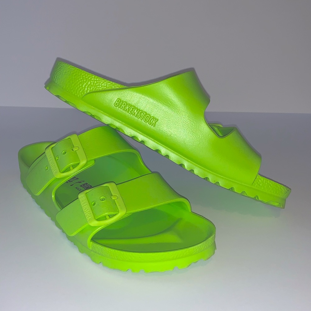 Lime Green Birkenstocks